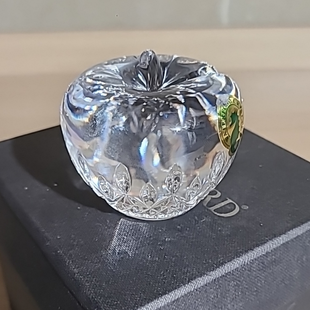 Waterford Apple Paper Weight